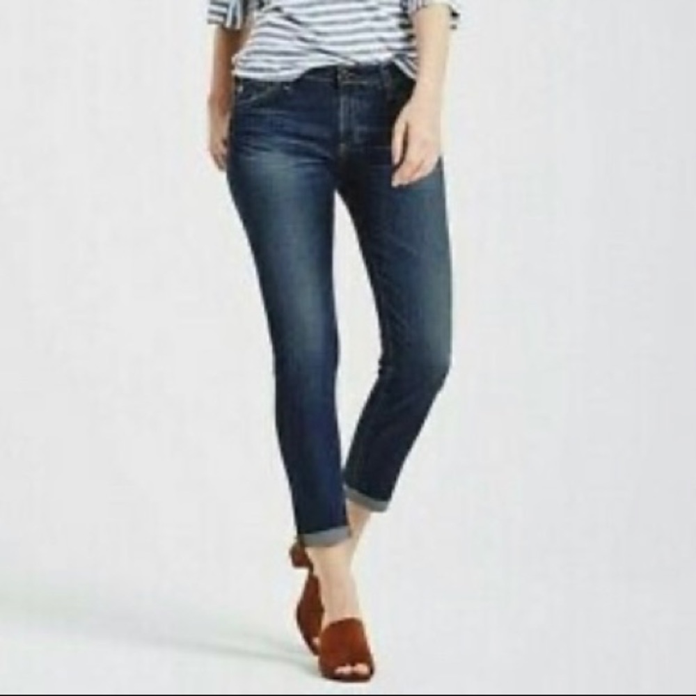 AG Adriano Goldschmied Stilt Cigarette Roll-Up Jeans 25R